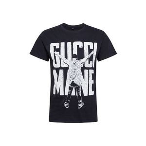 Mister Tee Tricou 'Gucci Mane Victory' negru / alb imagine
