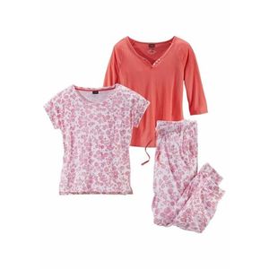VIVANCE Pijama coral / roz / alb imagine