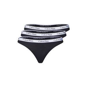 Calvin Klein Underwear Tanga negru / alb imagine