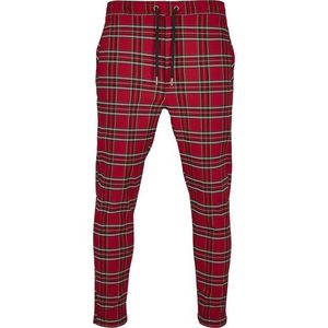 Urban Classics Pantaloni negru / roșu imagine