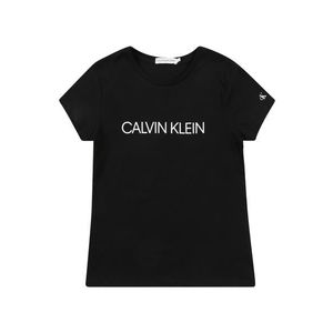 Calvin Klein Jeans Tricou 'Institutional' negru / alb imagine
