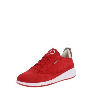 GEOX Sneaker low alb / roșu imagine