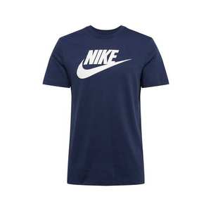 Nike Sportswear Tricou bleumarin / alb imagine