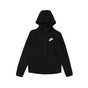 Nike Sportswear Jachetă fleece negru / alb imagine