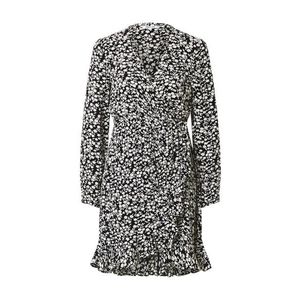 ABOUT YOU Rochie tip bluză 'Elif Dress' negru / alb imagine
