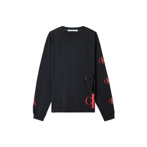 Calvin Klein Jeans Tricou negru / roșu imagine