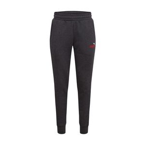 PUMA Pantaloni sport gri metalic / alb / roșu imagine