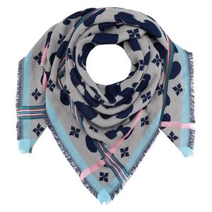 CODELLO Mască de stofă 'PEANUTS' gri / roz pastel / albastru deschis / navy imagine