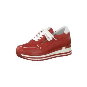 MARCO TOZZI Sneaker low roșu ruginiu / alb imagine