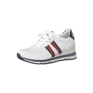 MARCO TOZZI Sneaker low alb / roşu închis / navy imagine