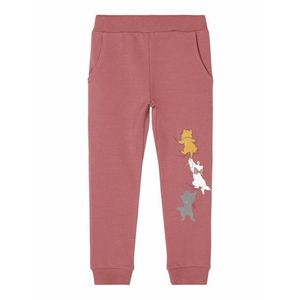 NAME IT Pantaloni 'ARISTOCATS' galben / alb / gri închis / roze imagine