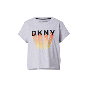 DKNY Performance Tricou gri amestecat / negru / portocaliu / galben imagine