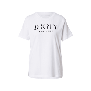 DKNY Performance Tricou offwhite / negru imagine