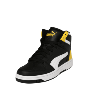 PUMA Pantofi sport 'Rebound Layup' alb / negru / galben imagine