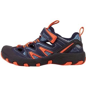 KAPPA Pantofi 'Reminder' negru / portocaliu / albastru / albastru deschis / gri imagine