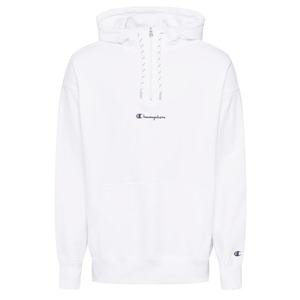 Champion Authentic Athletic Apparel Bluză de molton 'Half Zip Hooded Sweatshirt' alb imagine