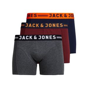 JACK & JONES Chiloţi bleumarin / gri amestecat / portocaliu / roşu închis / negru / alb imagine