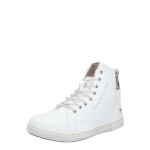 MUSTANG Sneaker înalt alb natural / chamois imagine