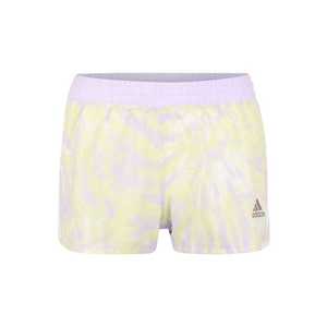 ADIDAS PERFORMANCE Pantaloni sport alb / mov pastel / galben pastel imagine
