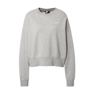 Nike Sportswear Bluză de molton 'Essentials' gri amestecat / alb imagine