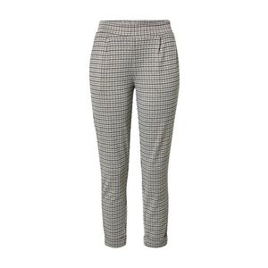 ICHI Pantaloni cu dungă gri / alb / negru imagine
