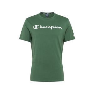 Champion Authentic Athletic Apparel Tricou alb / verde imagine