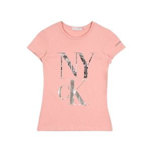 Calvin Klein Jeans Tricou roz / gri imagine