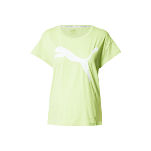 PUMA Tricou funcțional 'ELEVATED' alb / verde deschis imagine