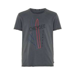 CHIEMSEE Tricou 'HIMALCHULI' gri metalic / roșu / albastru imagine