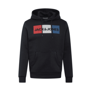 JACK & JONES Bluză de molton albastru / roșu / negru / alb imagine