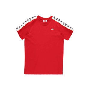KAPPA Tricou 'Hanno' piersică / alb / gri închis / roșu amestecat imagine