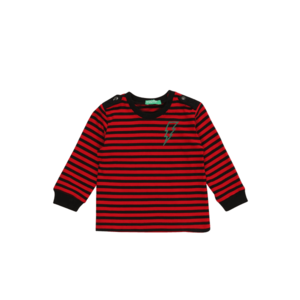 UNITED COLORS OF BENETTON Tricou roșu / negru imagine