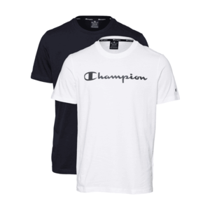 Champion Authentic Athletic Apparel Tricou alb / albastru noapte imagine