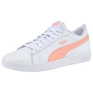 PUMA Sneaker low 'Smash v2' alb / portocaliu caisă imagine