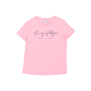 TOMMY HILFIGER Tricou roz deschis / albastru imagine