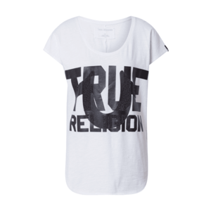 True Religion Tricou alb / negru imagine