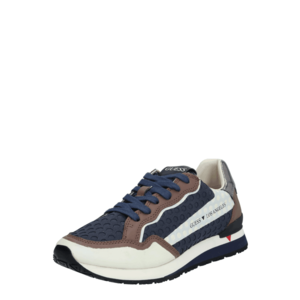 GUESS Sneaker low 'Genova' albastru / maro / crem imagine