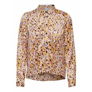 JACQUELINE de YONG Bluză 'Fifi' alb / galben auriu / liliac / portocaliu închis / navy imagine