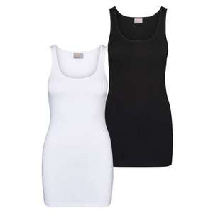 VERO MODA Top alb / negru imagine