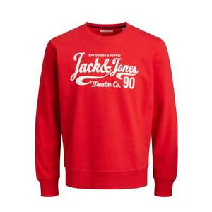Jack & Jones Junior Bluză de molton roșu / alb imagine