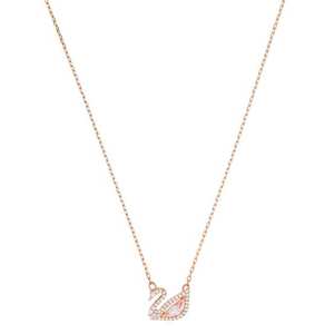 Swarovski Lanțuri 'Dazzling Swan' roz / alb / auriu - roz imagine