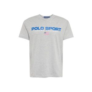 Polo Ralph Lauren Tricou gri / azuriu / alb imagine