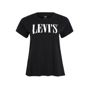 Levi's® Plus Tricou 'PL PERFECT TEE' alb / negru imagine