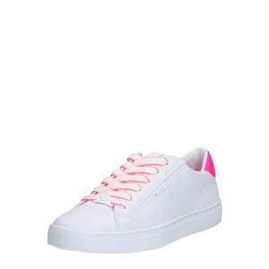 TOM TAILOR Sneaker low alb / roz neon imagine
