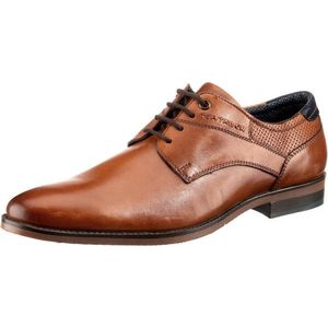 TOM TAILOR Pantofi cu șireturi maro / negru imagine