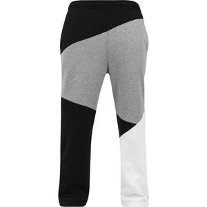 Urban Classics Pantaloni 'Zig Zag' alb / negru / gri amestecat imagine