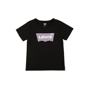 LEVI'S Tricou negru / alb / liliac imagine