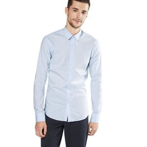 SCOTCH & SODA Cămașă 'NOS - Classic longsleeve shirt in crispy cotton/lycra qualit' albastru deschis imagine