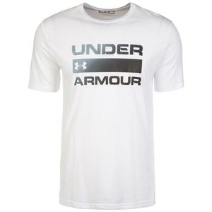 UNDER ARMOUR Tricou funcțional 'Team Issue' alb / negru imagine