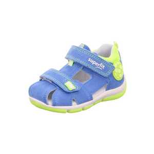 SUPERFIT Pantofi deschiși albastru cer / verde neon imagine